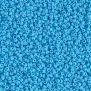 Miyuki rocailles Perlen 15/0 - Opaque turquoise blue 15-413